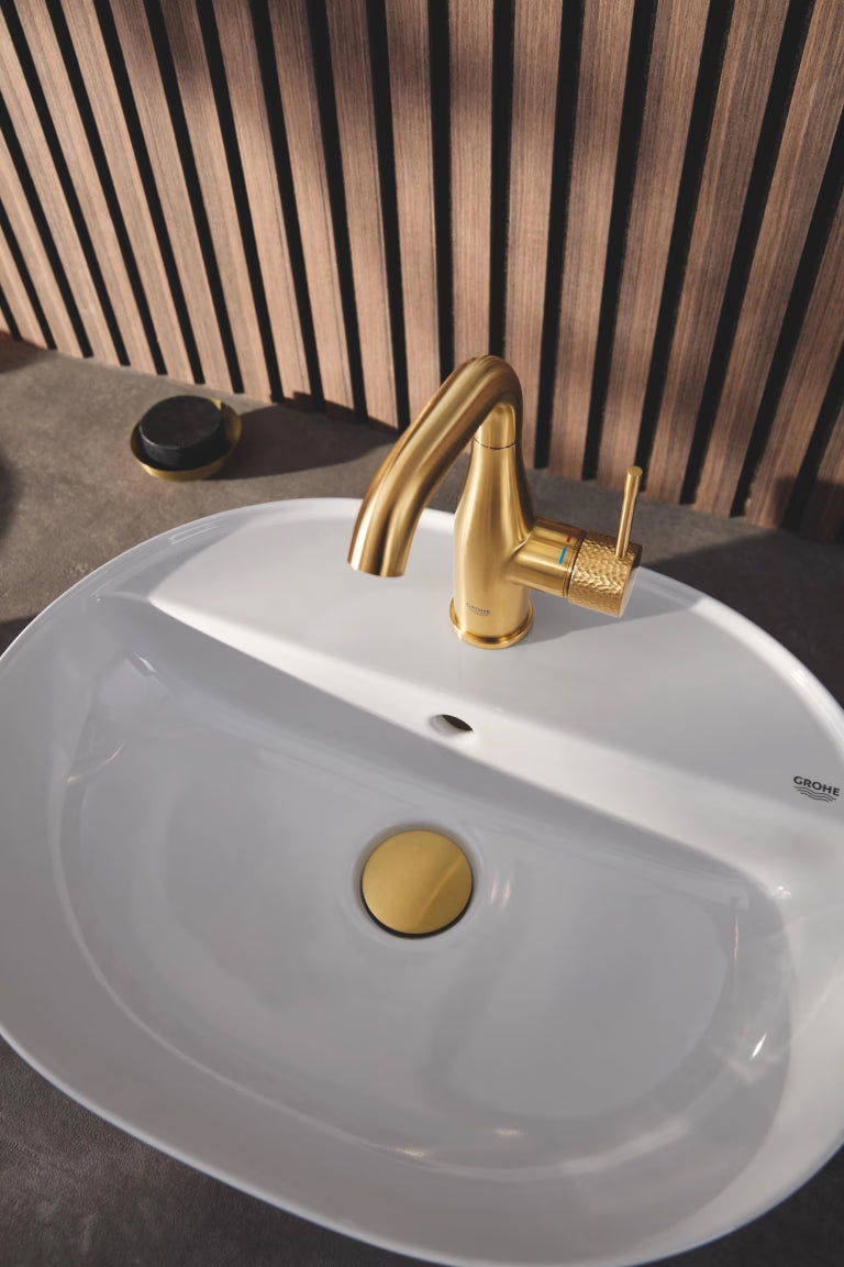 Как да съчетаем златните смесители GROHE Cool Sunrise в банята? - Stonea.BG