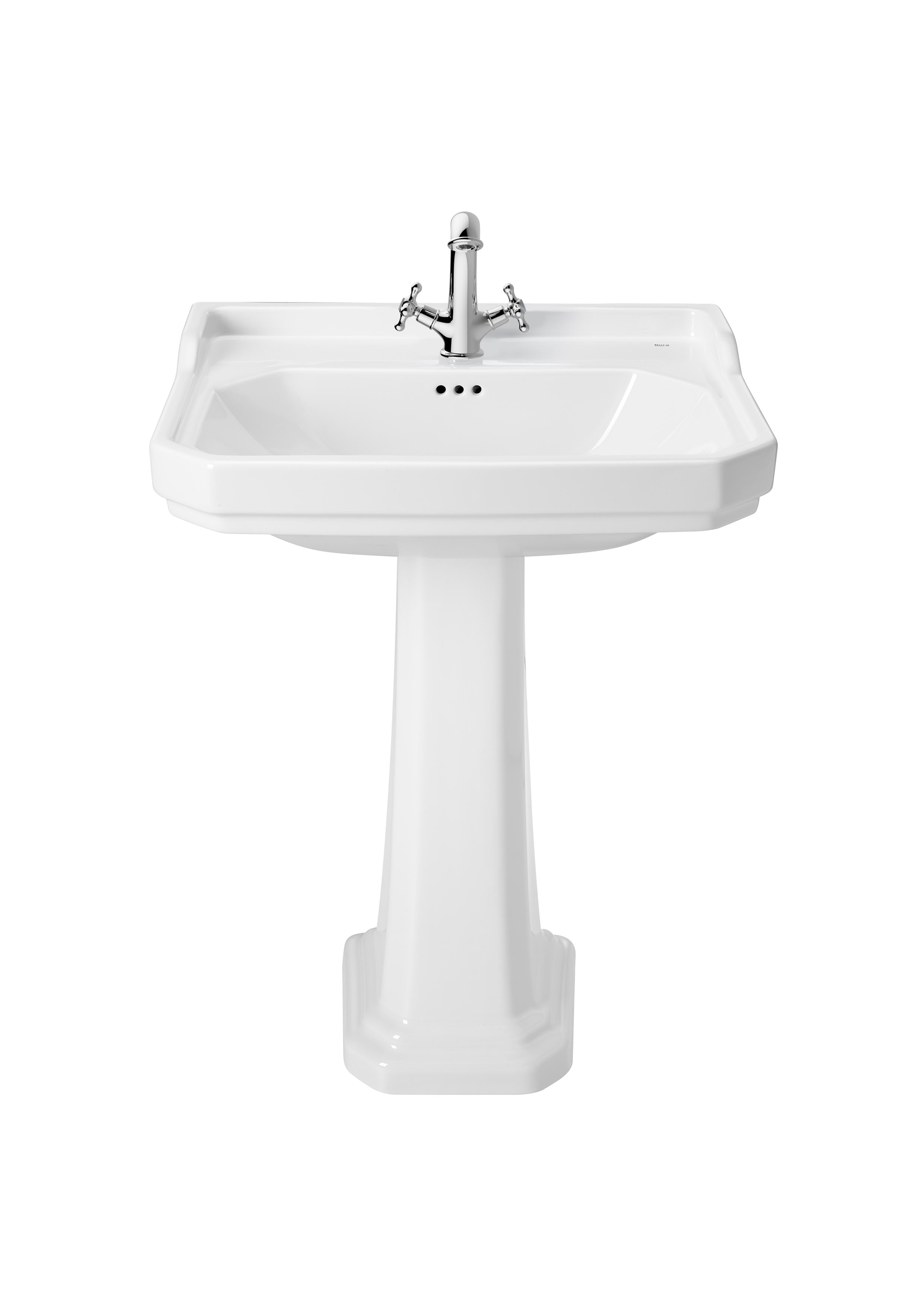 Roca Carmen – Конзола за умивалник 29.5×28×69см White бял A3370A0000