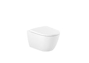 Roca Ona Окачена тоалетна чиния Rimless Vortex овална Glossy White A34668C000