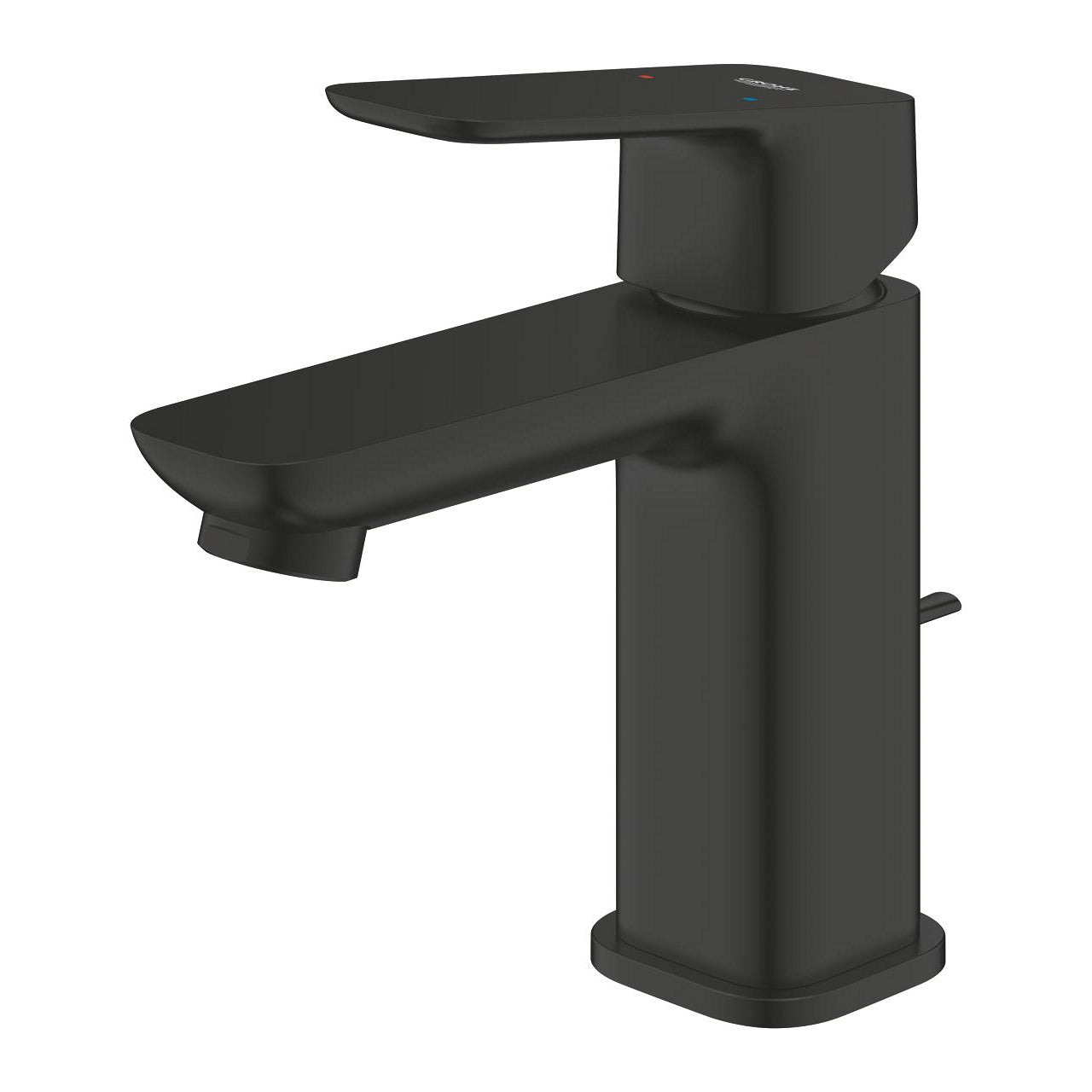 GROHE Cubeo Смесител умивалник S-размер с изпразнител Matte Black 10 169 42430 - Stonea.BG
