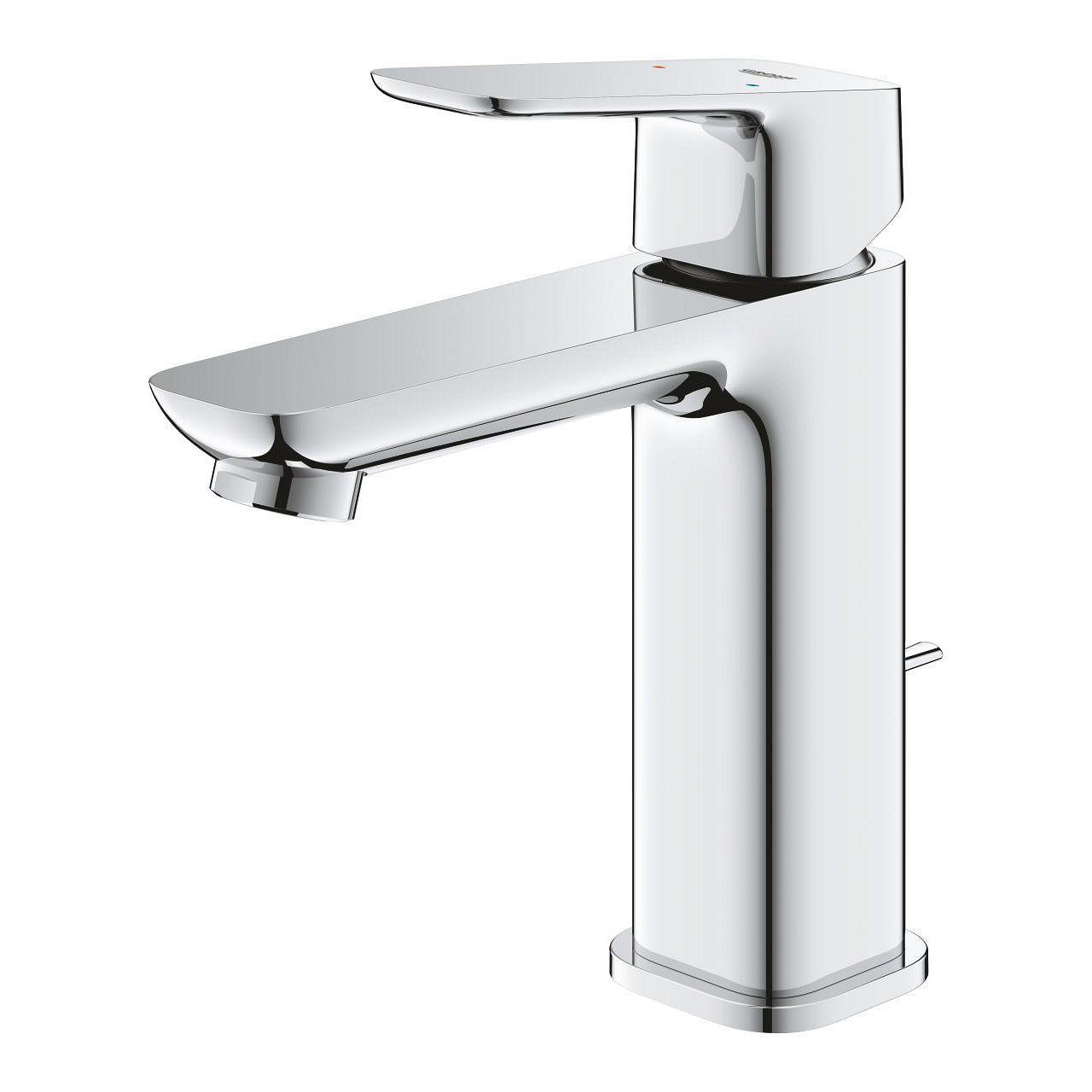 GROHE Cubeo Смесител умивалник M-размер с изпразнител Хром 10 174 90000 - Stonea.BG
