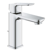 GROHE Cubeo Смесител умивалник M-размер с изпразнител Хром 10 174 90000 - Stonea.BG