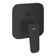 GROHE Cubeo Смесител вана/душ за вграждане без тяло Matte Black 10 177 82430 - Stonea.BG