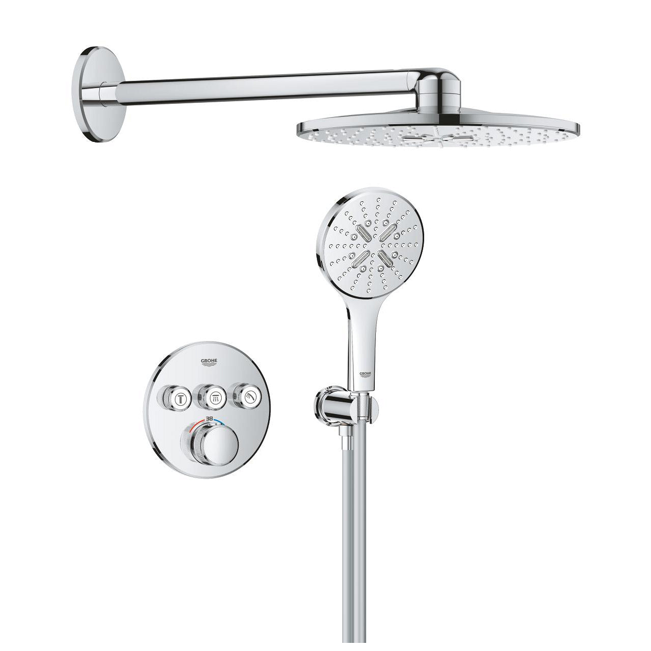 GROHE SmartControl Rainshower Комплект за Rapido Shower Frame 10 399 700 00 - Stonea.BG