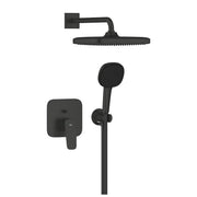 GROHE Cubeo Комплект смесител вграждане + Tempesta 250 Cube + ръчен душ Matte Black 10 533 62430 - Stonea.BG