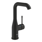 GROHE Essence I Смесител Умивалник L Гладко Тяло Matte Black 24177KF1 - Stonea.BG