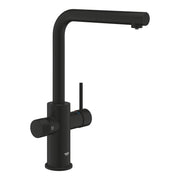 GROHE Blue Pure Minta Кухненски Смесител за Филтрирана Вода L-чучур 360° Phantom Black 30590KF0 - Stonea.BG