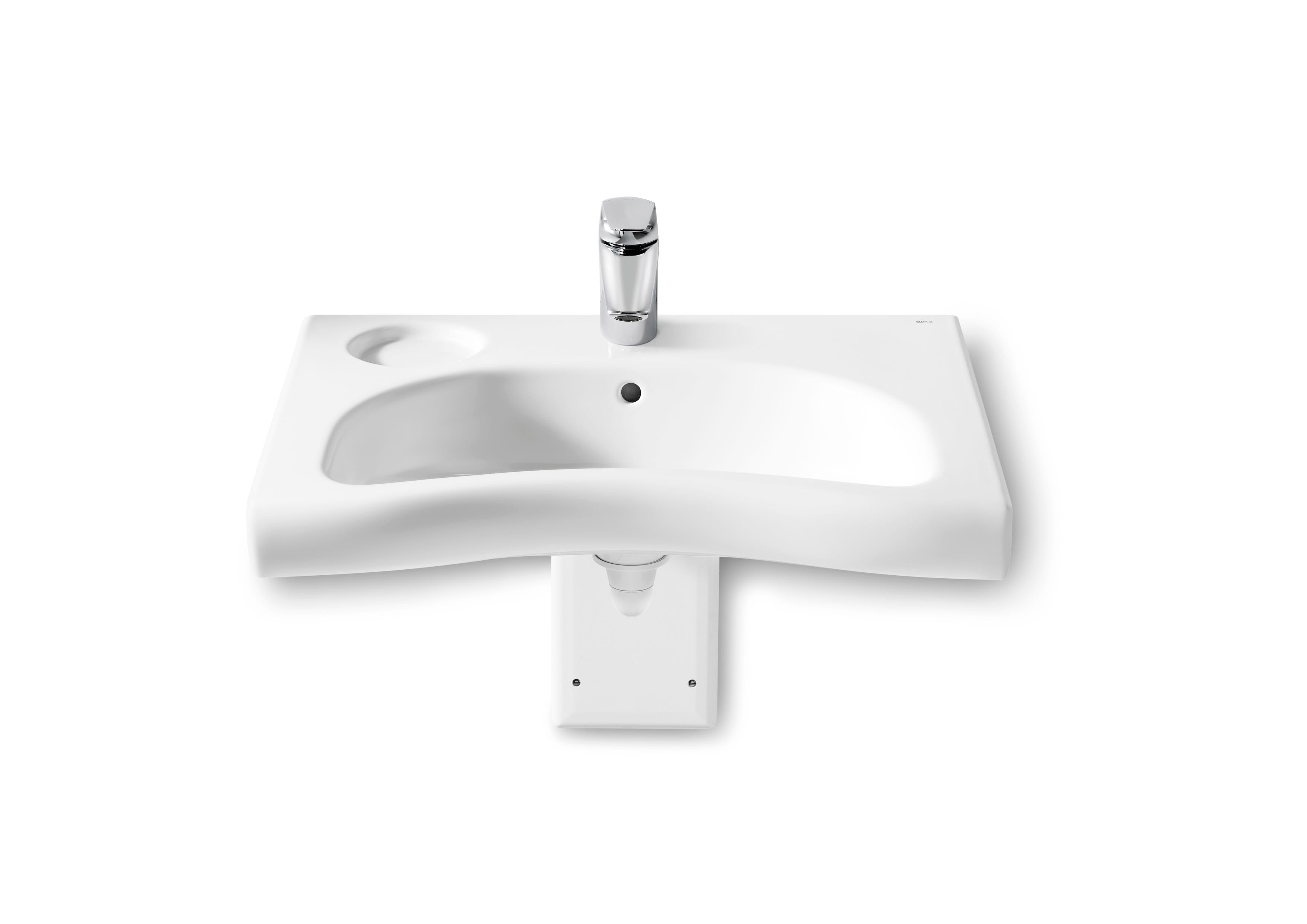 Roca Meridian Умивалник за стенен монтаж 70×57см White A32724H000