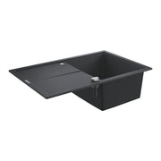 GROHE K400 Композитна Кухненска Мивка с Плот 1 Купа 78x50cm Granite Black 31639AP0 - Stonea.BG