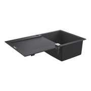 GROHE K500 Композитна Кухненска Мивка с Плот 1 Купа 86x50cm Granite Black 31644AP0 - Stonea.BG