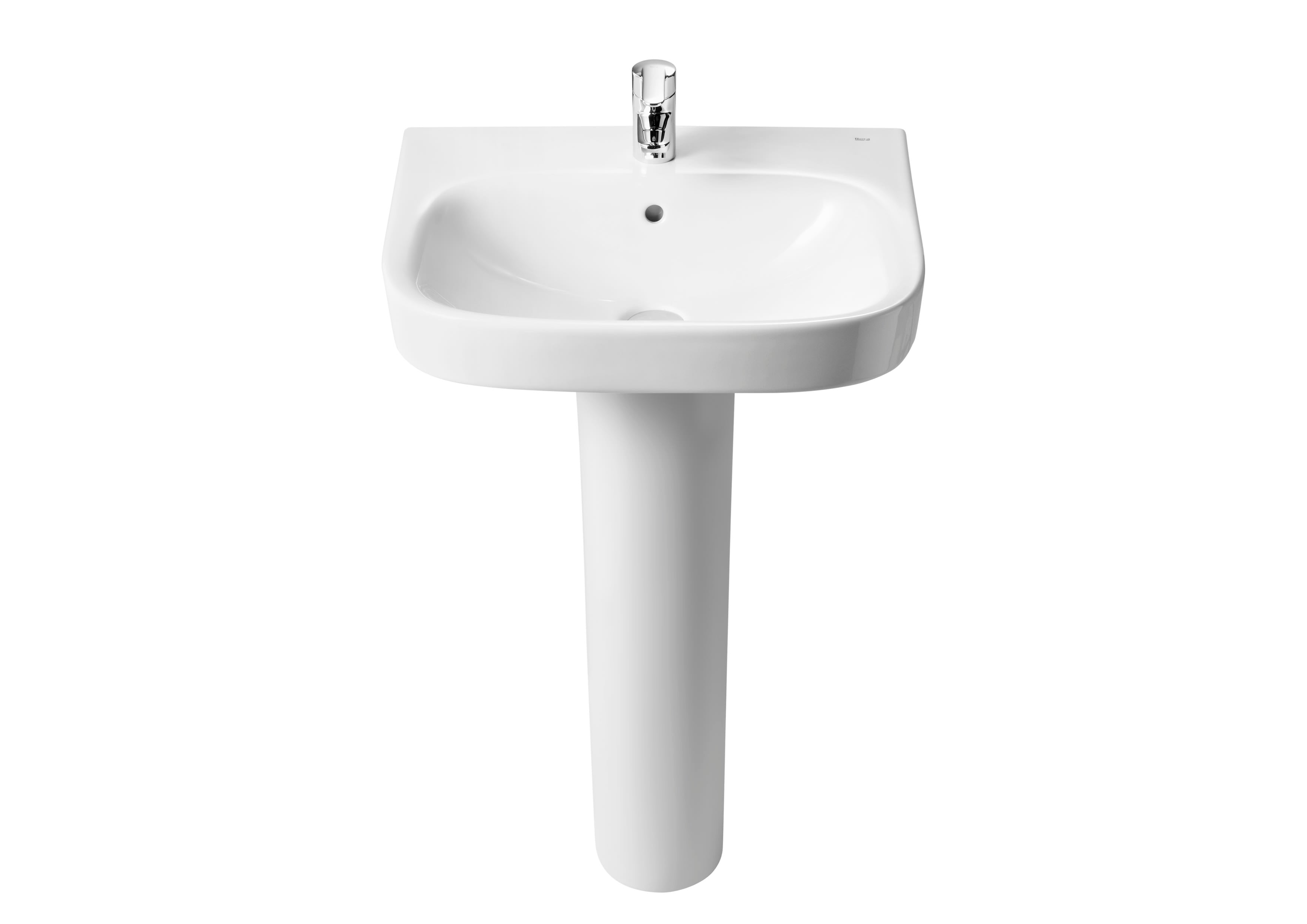 Roca - Умивалник за стенен монтаж 60×48см Glossy White A325994000