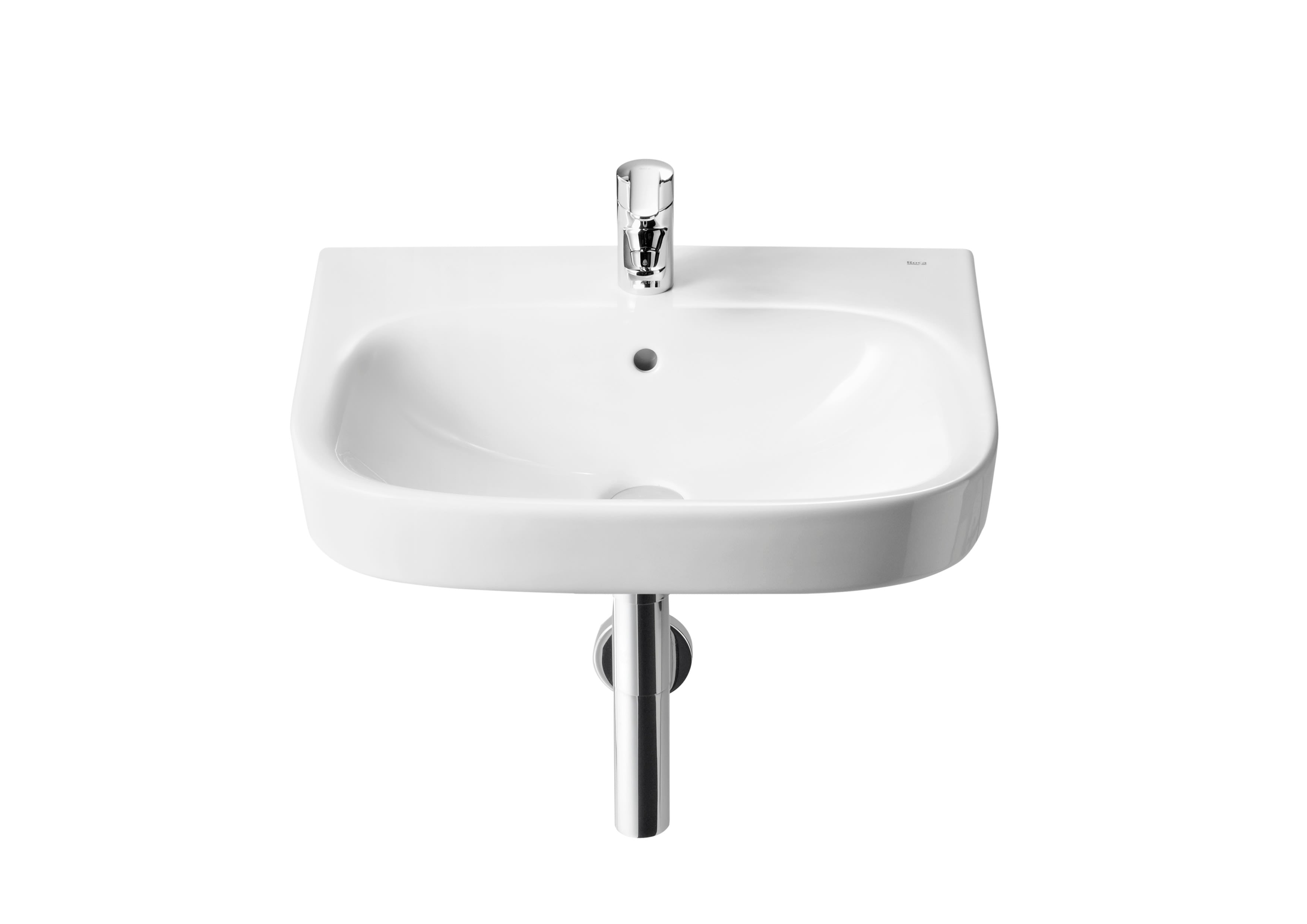 Roca - Стенен умивалник 50×42см Glossy White A325996000