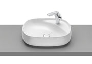 Roca Beyond Умивалник FINECERAMIC® върху Плот Soft Интегриран Плот 1 Отвор Дясно White A3270B8000 - Stonea.BG