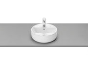 Roca The Gap Умивалник върху Плот с Отвор за Смесител Round BackGlazed Интегриран Плот White A3270MK000 - Stonea.BG