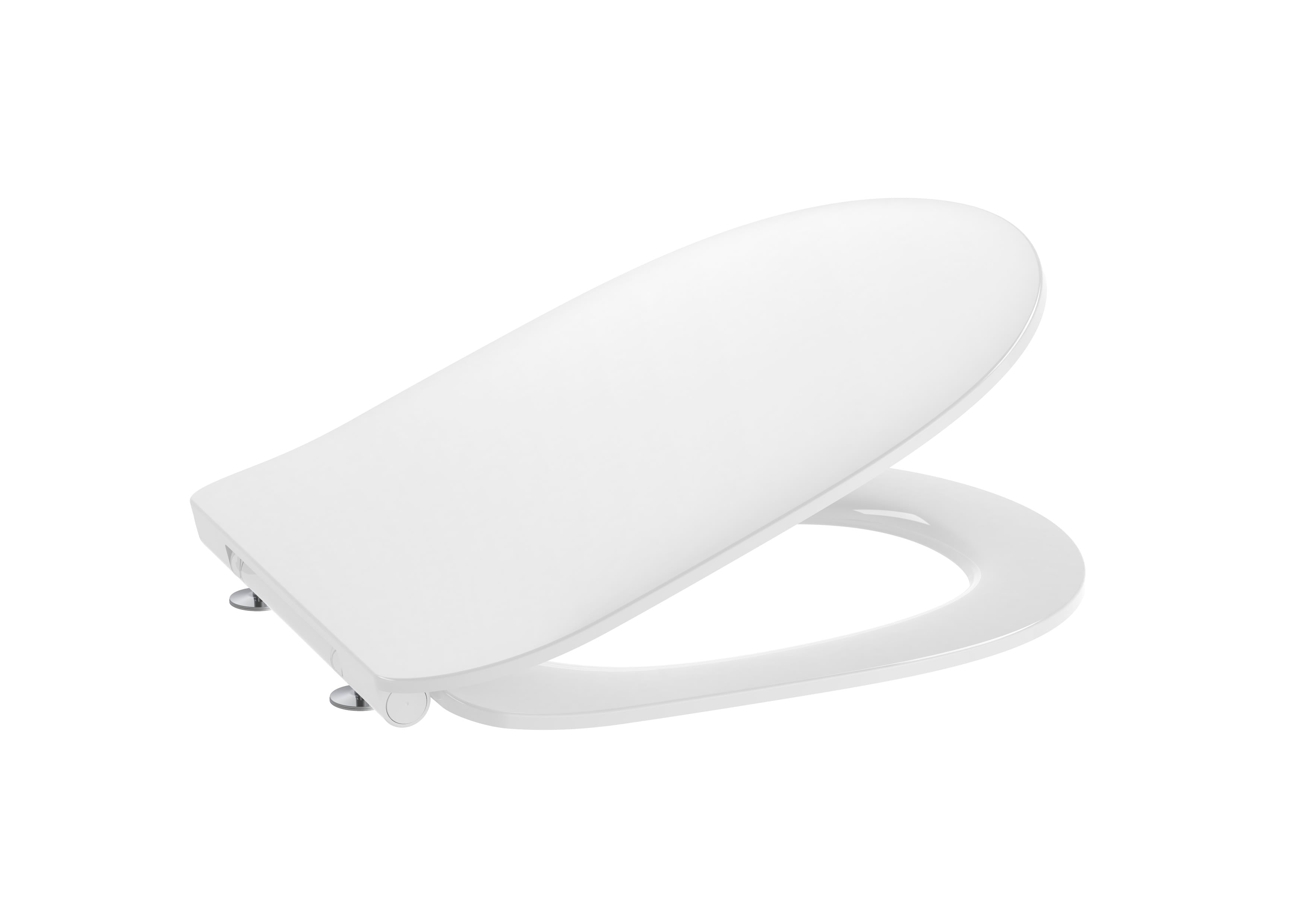 Roca Debba Round Slim Седалка и капак за тоалетна чиния SoftClose EasyFix White A801B22003