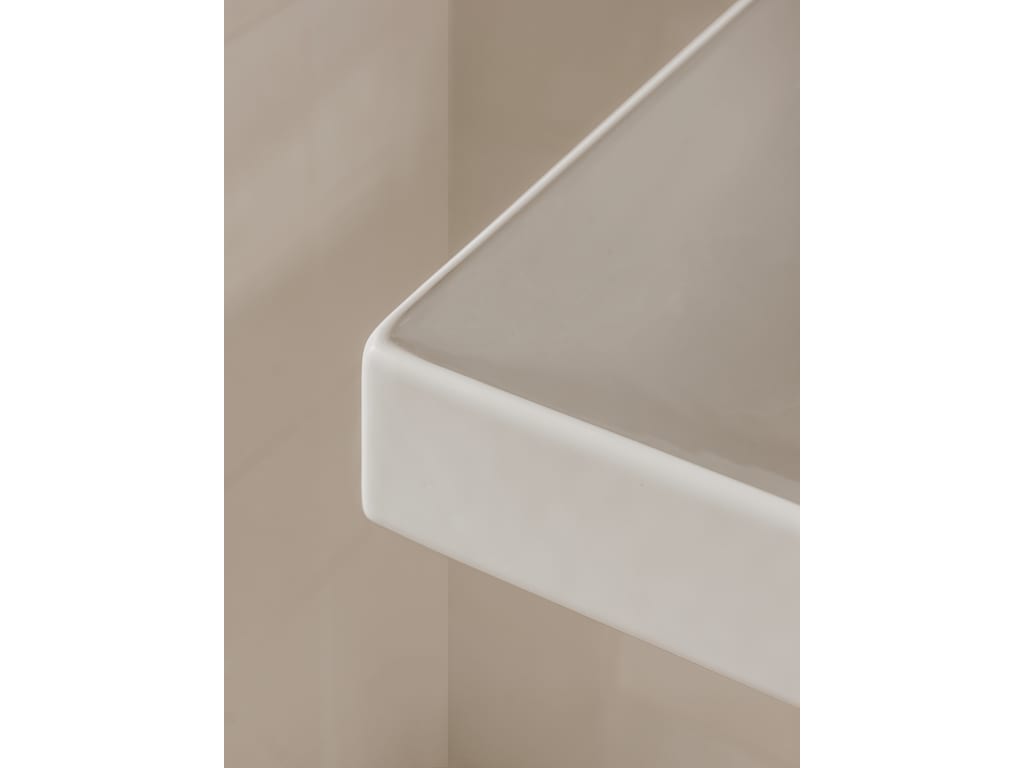 Roca ONA Умивалник за стенен монтаж двоен 120×46×16см Glossy White бял гланц A32768B000