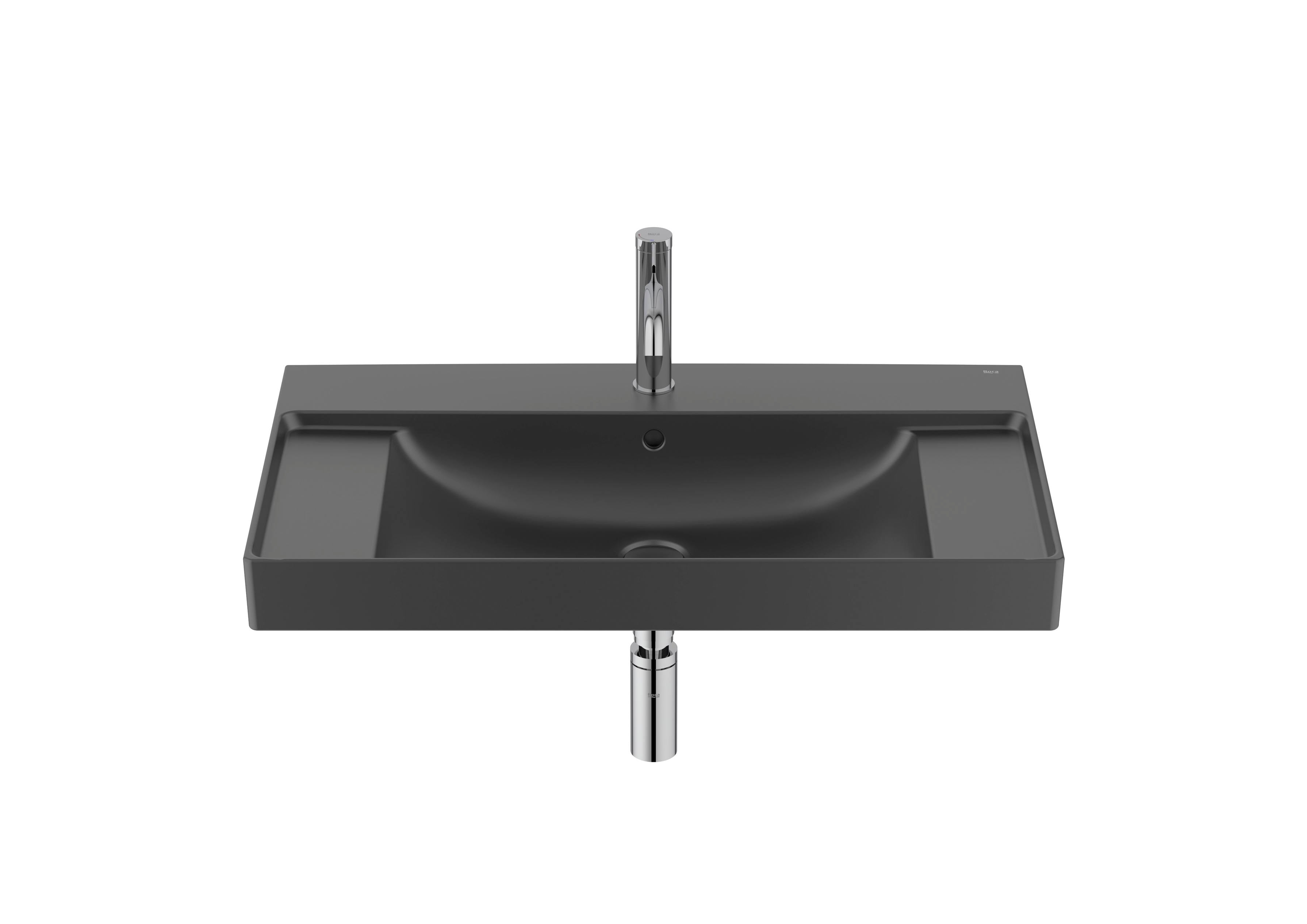 Roca ONA – Умивалник за стенен монтаж 80×46×16см Glossy White бял гланц A32768H000