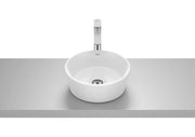 Roca Optica – Овален умивалник върху плот 35×35×13см White бял без отвор A327B15000
