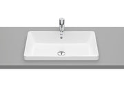Roca The Gap – Умивалник за вграждане в плот 60×37×4см White бял без отвор A3270Y8000
