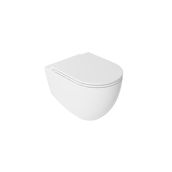 Isvea INFINITY Конзолна тоалетна чиния Rimless без ръб White бял гланц 10NF0200*