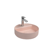 Isvea INFINITY Мивка върху плот с отвор за смесител ф42см Salmon розов мат 10NF65042-2S