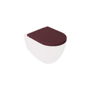 Isvea INFINITY Капак Soft-Close Slim забавено падане Maroon Red Червен мат 40KF0543I-S-2R