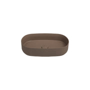 Isvea INFINITY Мивка върху плот Елипса 55×36×12см Taupe Vizon кафяв мат 10NF65055-2H