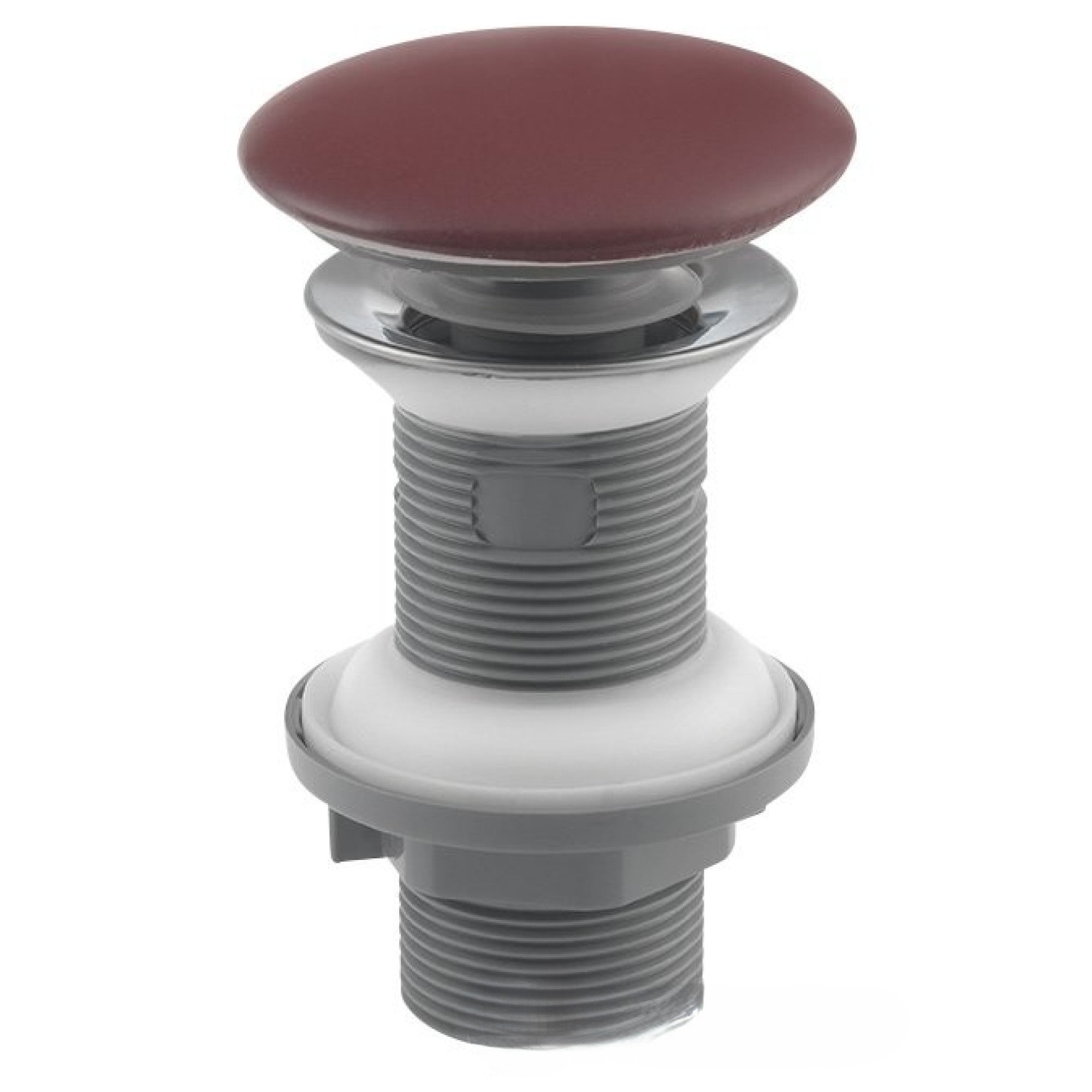 Isvea Color Порцеланов клик-сифон за мивка Maroon Red червен мат 38TP0169I